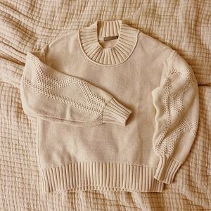 Everlane textured knit sweater